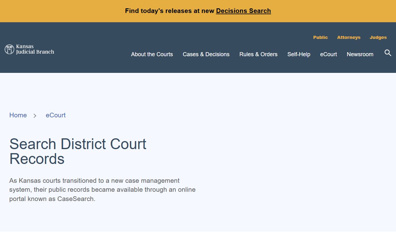 Lane County court records Kansas district court records guidance