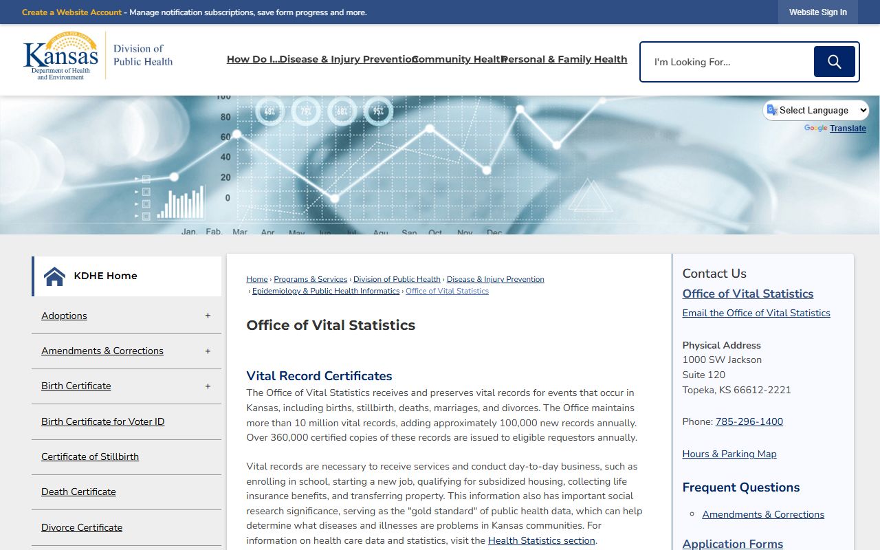 Lane County marriage and divorce records KDHE Office of Vital Statistics